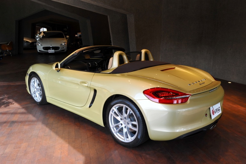 ポルシェ ボクスター PDK 2015年モデル ツートンレザー ブラウン幌