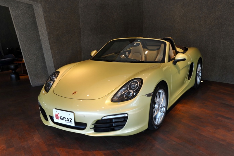 ポルシェ ボクスター PDK 2015年モデル ツートンレザー ブラウン幌