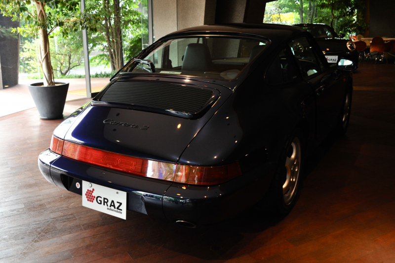 【契約御礼】Porsche 911(Type964) Carrera 2 Tiptronic 後期モデル ミッドナイトブルー × ネイビー